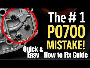 Check Engine Light P0700 code? Quick Diagnosis & EASY DIY Fix for Your Transmission Problem at home