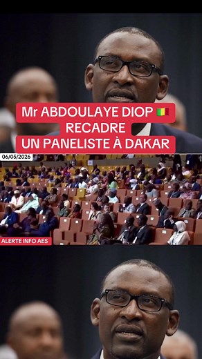 Abdoulaye Diop Recadres Panelist in Dakar
