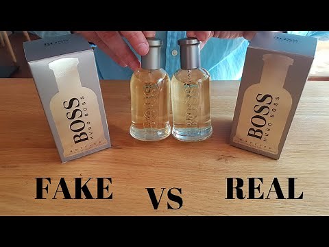 Fake vs Real Hugo Boss Bottled Perfume