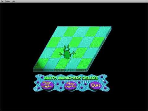 Classic Mecc's Math Munchers Deluxe Gameplay