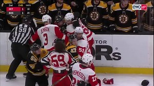 Things got scrappy in the second. What's in store for the third? Tune in NOW on FS PLUS and the FS App! | FanDuel Sports Network Detroit