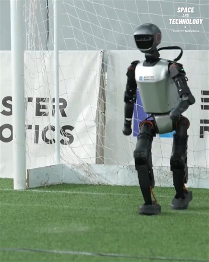 15K views · 286 reactions | The Booster T1 robot can play soccer like a pro | Space and Technology | Facebook