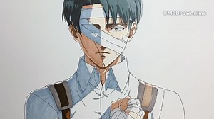 2K views · 46 reactions | How to draw Levi Ackerman from Attack on Titan step by step Easy to draw draw anime | mcpainted | Facebook