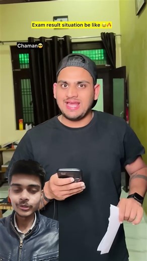 Chaman ka aaya exam result 😂 #shorts #youtubeshorts #funny