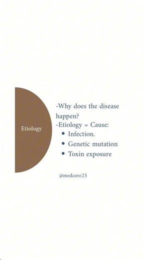 Etiology vs Pathogenesis. Source: Robbins&Kumar basic pathology. #pathology #etiology #robbins
