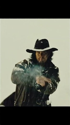 Blizzard Showdown! White Coat Gunslinger Faces Cowboy Villain | Sukiyaki Western Django #movie