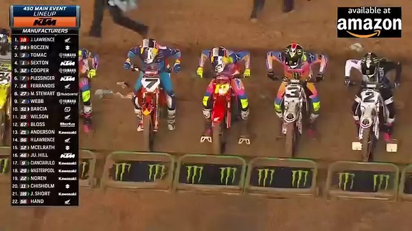 450 Main event from Daytona International Speedway is underway 🔥 🎥 Monster Energy 450 Main Event LIVE fueled by Amazon.com | Supercross