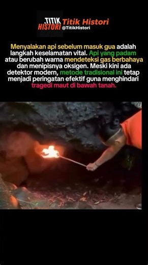 How to check oxygen levels and dangerous gases in a cave