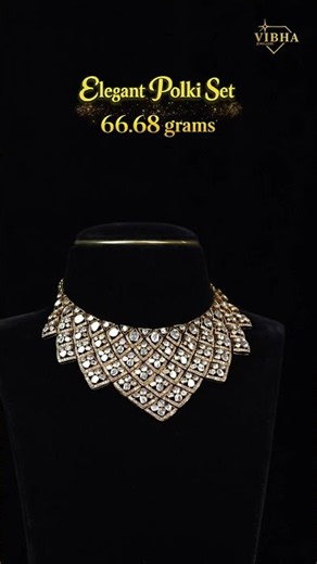👑 A Statement of Royal Elegance – Elegant Polki Set ✨