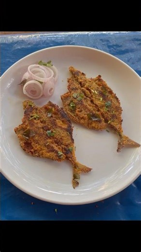 Crispy bangda fry butterfly cut mackerel fry #shorts #bangdafish #mackerelfishfry #butterflycutting