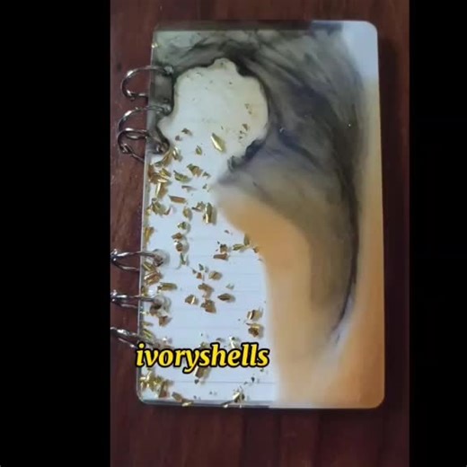 My first ever video edit! And its for my shop's newest product - Resin Notebook! How's my editing?😀#Resin #resinart #resincrafts #supportlocalph