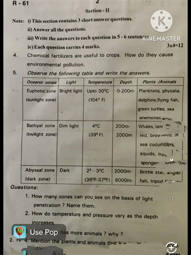 TG Ssc 9th class biology question paper 2026 #exam #biology#ssc#