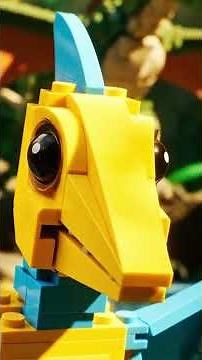 Building the Flying Dinosaur! Pterodactyl Lego MOC & Narrated Flight Mechanics #shorts