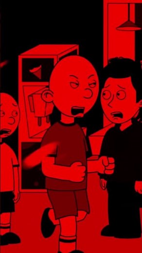 Classic Caillou has a temper tantrum at the movie theatre 😟