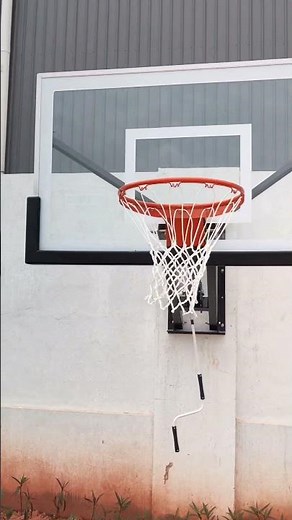 Wall Mounted Adjustable Basketball Hoop