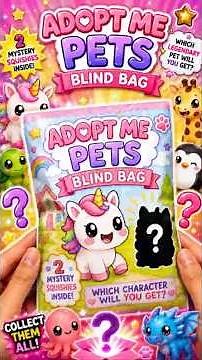 Roblox Adopt Me Pets Blind Bag 🐶🥚 Mystery Pet Unboxing ASMR #blindbag #blindbox #unboxing #kawaii