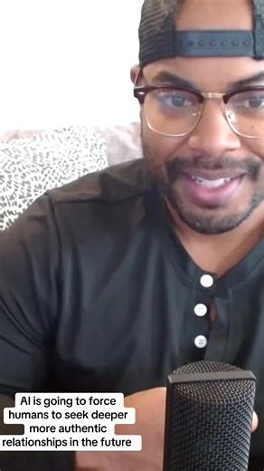 Unpopular opinion: AI is actually going to make our human relationships better. When a machine can mimic small talk, summarize emails, and schedule our lives, the only thing left for us to do is the hard stuff: the deep, messy, un-programmable stuff. We’re being forced out of 'autopilot' and back into actual presence. 🥂 #fyp #ai #friends #tech