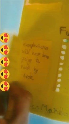 diy chart for school english tense