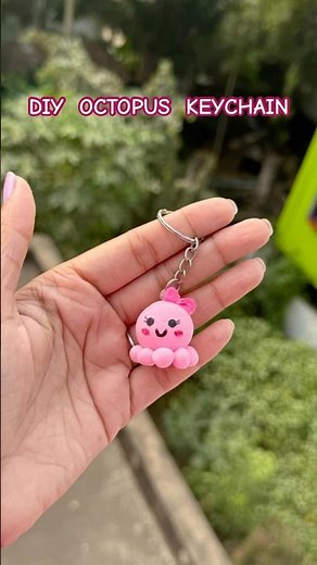 I Made the Cutest Clay Keychains (DIY) #claykeychain