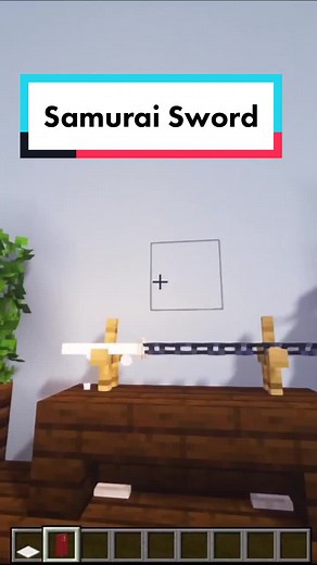 Samurai Sword Building Tutorial in Minecraft