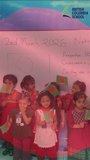 Today, our little learners picked up their crayons, and drew the heart of our motherland. Through red and green, they discovered stories of identity, history, and pride. At British Columbia School, we nurture not only bright minds, but proud hearts. On March 2nd, we honor a day of immense national pride, a journey from the call for autonomy, to the fight for liberation, and help our children understand the true meaning of the flag they wave. #NationalFlagDay #BritishColumbiaSchool #JoyfulLearnin