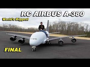 Ready for the first flight, World's biggest RC Airbus A-380, Final