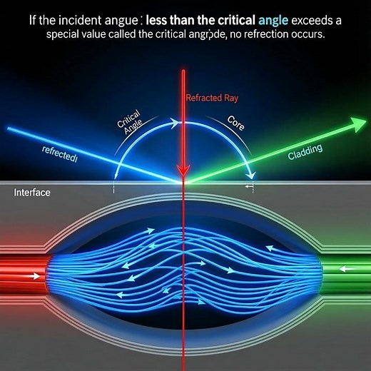 Trapped Light: The Phenomenon of Total Internal Reflection