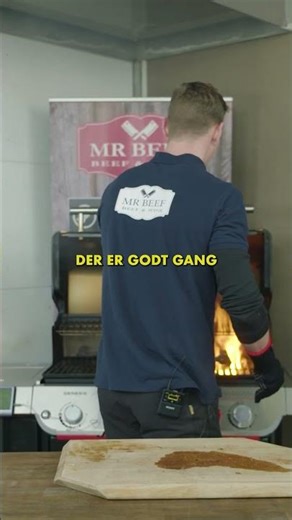 En Cuvettesteg Skal Have Hård Varme På Grillen. Men Pas På Flammerne 🔥