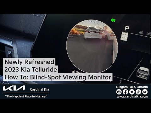 Refreshed 2023 Kia Telluride | How To Use Your Blind-Spot Viewing Monitor!