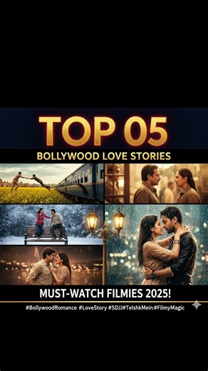 Top 05 Best Bollywood Love😍 Story #shorts #short #love #movie