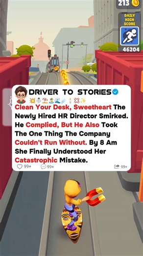 1.2K views | Clean your desk, sweetheart the newly hired HR director smirked. He complied, but he also took the one thing the company couldn't run without. By 8 am, she finally understood her catastrophic mistake.. | Julia Bean | Facebook