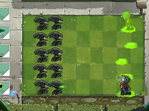 植物大战僵尸：外星人和玩具枪融合植物vs僵尸动画