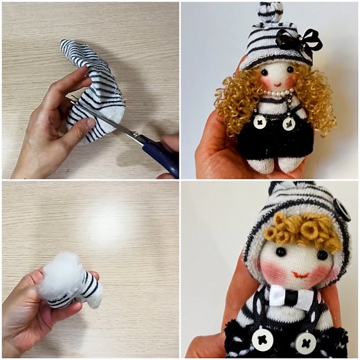 563K views · 28K reactions | From baby socks to baby dolls | MetDaan DIY | Facebook