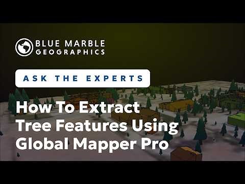 How To Extract Tree Features Using Global Mapper Pro | Ask The Experts