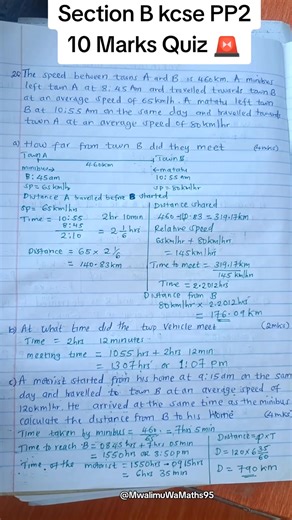 93K views · 810 reactions | Kcse Quiz #Solved #followformore #mwalimuwamaths #followersreelsfypシ゚viralシfypシ゚viralシ | Mwalimu wa Maths | Facebook