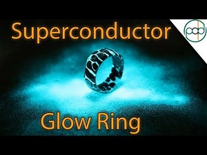 Making a GLOWING Acid Etched Superconductor Ring with Obsidian Facets (Part 2.)