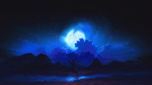 Field of Blue Live Wallpaper