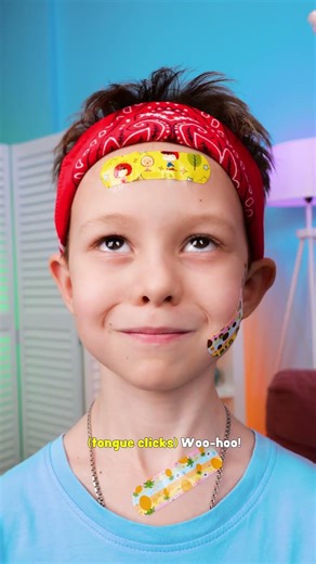 Sticker Removal Magic: Mom’s Fun Trick for Kids! ✨😂🎨 #kids #fun