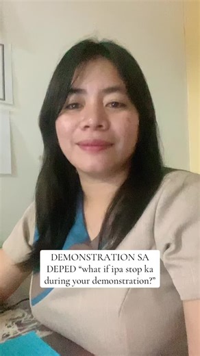 DepEd Demonstration during application process 🧐 #opportunities #teacherlife #relievestress
