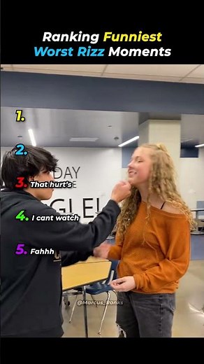 Ranking The Funniest Worst Rizz Moments 😭💀 (Awkward Fails)