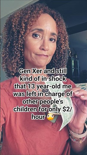 The Gen X babysitting wage was absolutely criminal 💀 #throwback