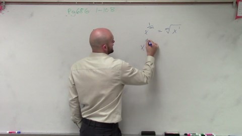 Converting a rational exponent to radical form
