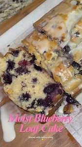 Moist Blueberry Loaf Cake Recipe