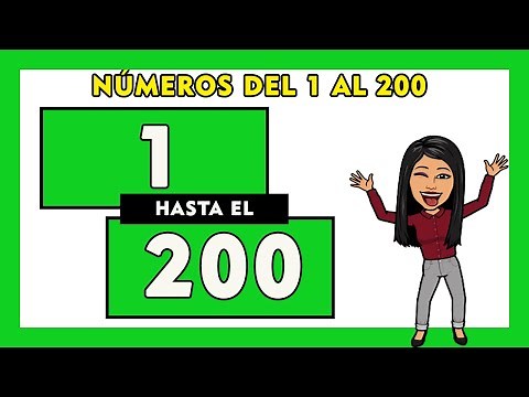 ✅Números del 1 al 200 en letras en español | Spanish Numbers 1 - 200
