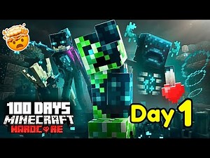 Can We Survive! 100 Days in Sculk Horde apocalypse In Minecraft