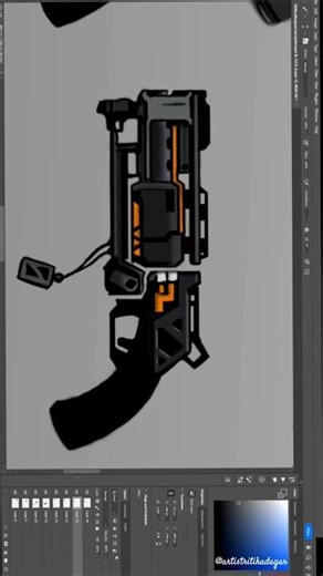 Weapon Concept Art ✨️ #weaponconceptart ‪@ArtistRitikaDagar‬