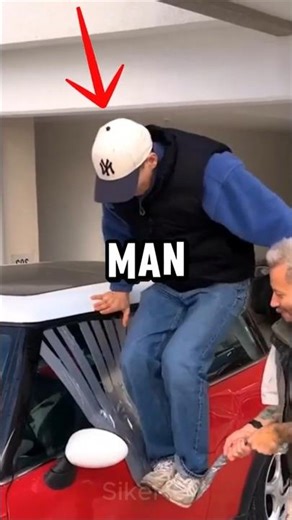 He used a DRILL to open his car? 😱