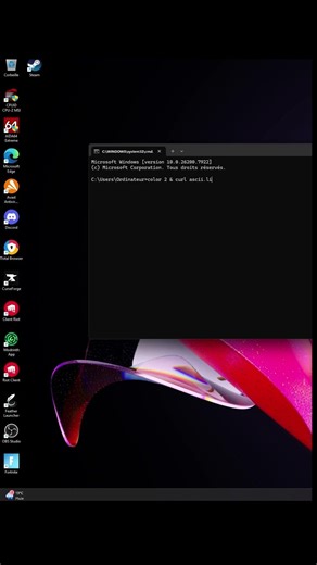 cette commande terminal windows est complétement folle !? #windows #python#hacker
