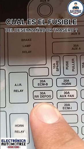 WHAT IS THE REAR DEFOGGER FUSE? #automotiveelectronics #car #autoelectricity