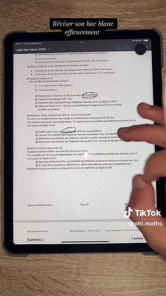 Révisions en direct pour le bac blanc 2025